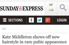 Can you spot what's wrong with this Kate Middleton headline?