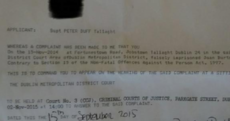 Paul Murphy has just been served with a summons for false imprisonment