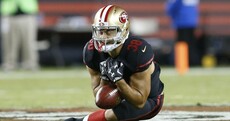 Jarryd Hayne's first touch in the NFL didn't go to plan at all