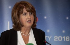 Joan Burton had a go at RTÉ live on air this morning