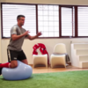 Who won when Conor Murray and Jamie Heaslip went head-to-head in a fitness challenge?