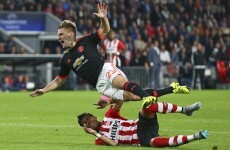 Moreno apologises to Shaw for tackle, tweets 'I know how you feel' at United defender