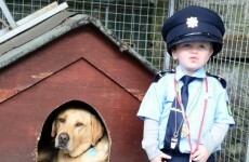 The Gardaí took on a very tiny and very adorable recruit yesterday