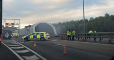 The Port Tunnel has reopened after a vehicle went on fire this morning