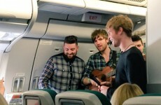 Kodaline surprised Aer Lingus passengers with an in-flight busk