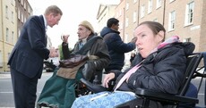 'People with disabilities and the homeless aren't being taken care of because of your vote'