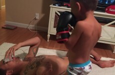 Max Holloway's unbeaten run is finally ended... by his 3-year-old son