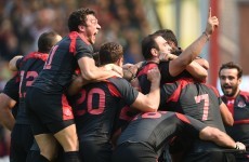 'The greatest win of my career' - Georgia celebrate like they've just won the World Cup