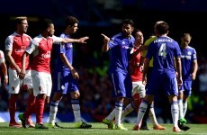 Diego Costa the centre of controversy again as Chelsea beat 9-man Arsenal