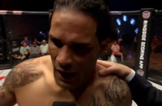 This fighter thanked his wife 'and girlfriend' after a win, but HE CAN EXPLAIN