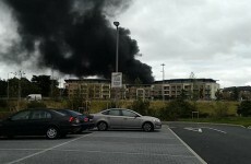 Huge plumes of smoke billow from Dublin building as crews battle fire