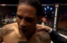 This fighter thanked his wife 'and girlfriend' after a win, but HE CAN EXPLAIN