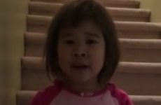 This tiny girl asked her parents to stop arguing and has charmed the internet