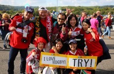 Jubilant Japanese fans force official Rugby World Cup store to close in London