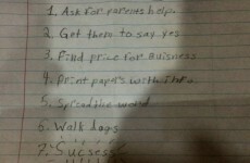 This 9-year-old girl's business plan was found by her Dad and it's adorable