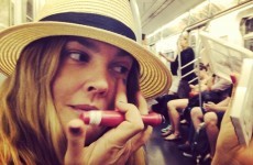 Putting on makeup on public transport - yay or nay?