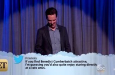 Benedict Cumberbatch had the sassiest response to a mean tweet about his looks