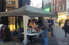 Gardaí shut down stall handing out food and clothes to homeless in Dublin