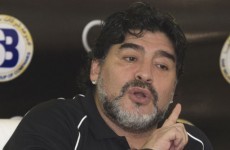 WATCH: Maradona kicks out at Al-Wasl fan