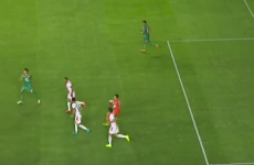 Mexican striker scores most bizarre goal of his career after embarrassing goalkeeping howler
