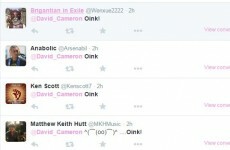 Spare a thought for David Cameron's Twitter mentions...