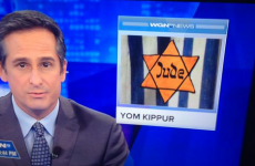 TV station uses Nazi Holocaust symbol in a story about Jewish holiday