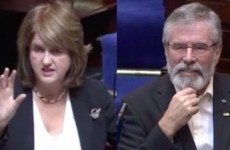 Gerry Adams asked Joan Burton lots of questions - but she just wanted to throw shade