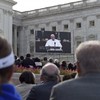 TV microphone catches woman threatening to throw shoe at pope's head