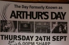 One Irish pub still celebrated Arthur's Day yesterday