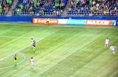 Is this free-kick from MLS striker Robbie Earnshaw the worst you've ever seen?
