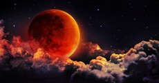 If you stay up late tonight you'll see the moon turn a deep blood red