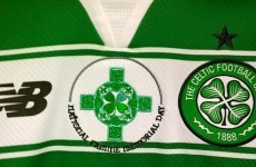 Celtic will wear special jerseys to remember victims of the Great Irish Famine today