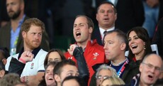 Prince William clearly won the battle of the bros at Twickenham tonight