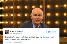 Here's how people reacted to Ray D'Arcy's new show last night