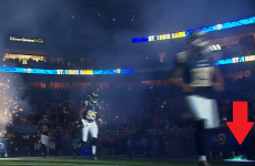 NFL game delayed after fireworks set the pitch on fire