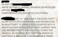 Behold, the most bonkers police report you will ever read