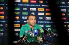 Ireland players rally around Zebo as Munster star returns after tough week