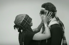 Blindfolded strangers were asked to kiss for the first time, and it was super cringe