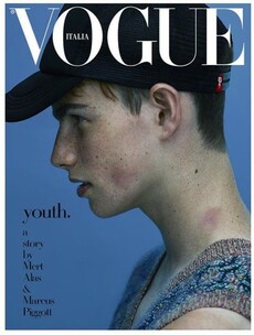 See this lad with the hickey on the cover of Italian Vogue? He's from Ennis