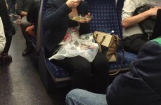 What food is acceptable to eat on public transport?
