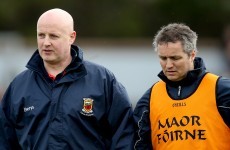 Holmes and Connelly thank players for their efforts as they step down as managers