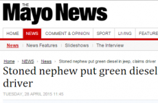 The Mayo News has made good on this missed pun opportunity