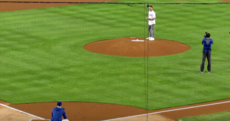 Robbie Keane threw out the first pitch at the LA Dodgers last night and he didn't embarrass us
