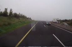 Video: Car drives wrong way up motorway before collision