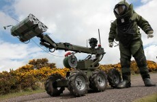 Army carry out controlled explosion on War of Independence-style hand grenade