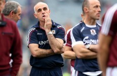 Galway hurling in crisis as players issue vote of no confidence in manager Anthony Cunningham