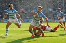 Argentina have one foot in the quarters after bonus point win against Tonga
