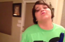 This teenager is going very, very viral for filming himself drinking vodka