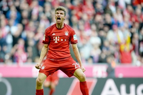Bayern Munich forward Thomas Muller.