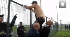 Shirts ripped off the backs of Air France executives